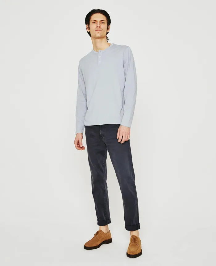 AG Jeans Tees Men Bryce Long Sleeve Henley WHITE SANDS AG Jeans Tees Men Bryce Long Sleeve Henley WHITE SANDS