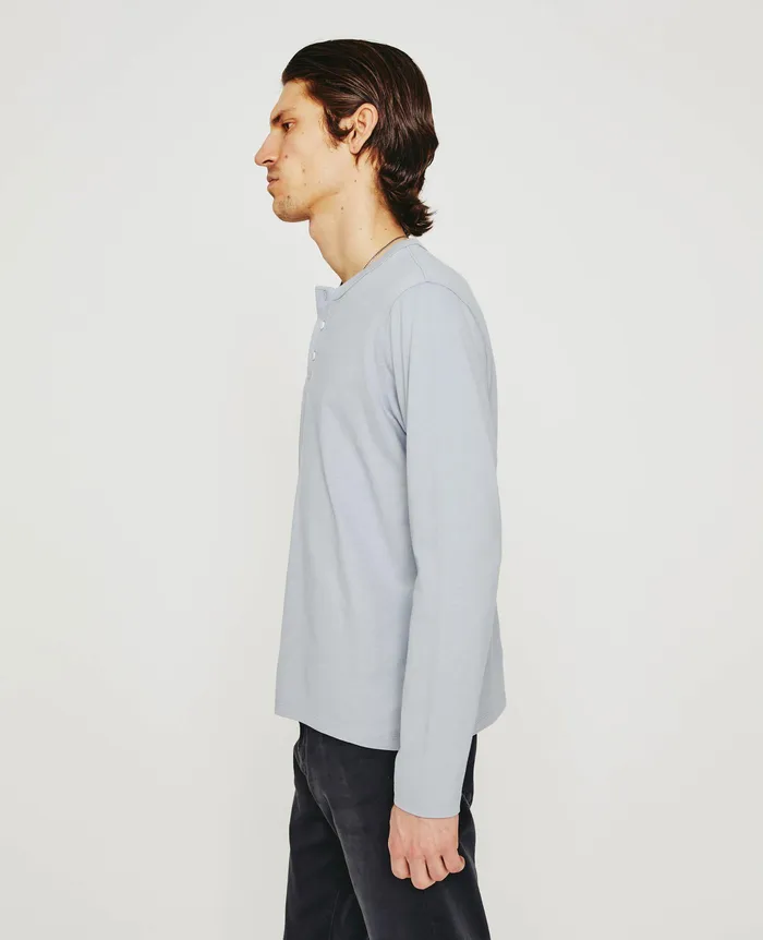 AG Jeans Tees Men Bryce Long Sleeve Henley WHITE SANDS AG Jeans Tees Men Bryce Long Sleeve Henley WHITE SANDS