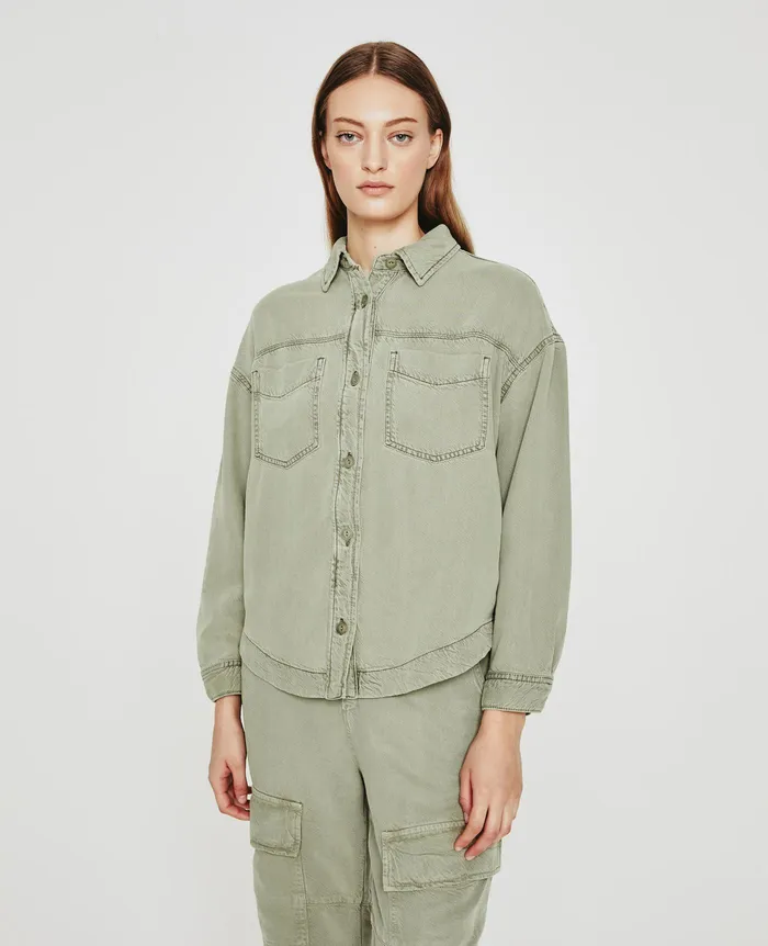 AG Jeans Tops and Shirts Women Mabel Jacket SULFUR FRESH EUCALYPTUS AG Jeans Tops and Shirts Women Mabel Jacket SULFUR FRESH EUCALYPTUS