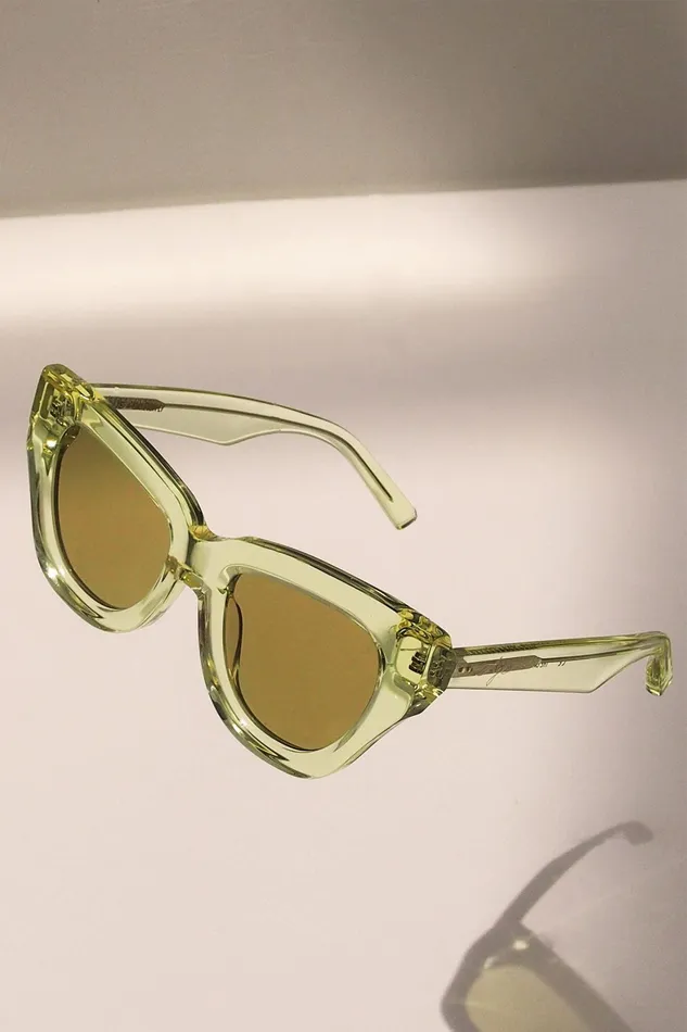 Aje Aje X Local Supply The Catfarer Sunglasses Citrus Women Sunglasses