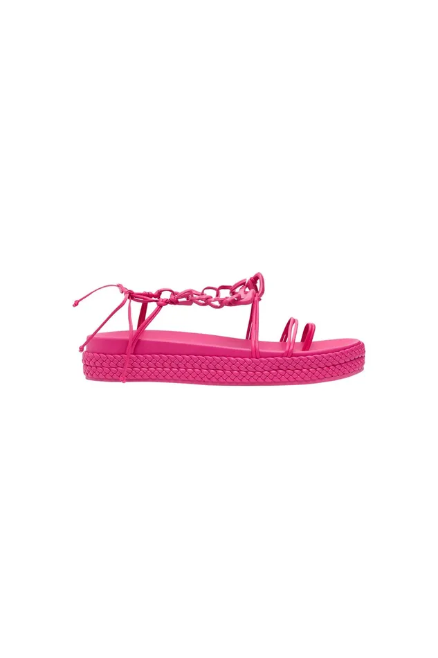 Aje Astrid Chain Sandal Fuschiafuschia Women Shoes