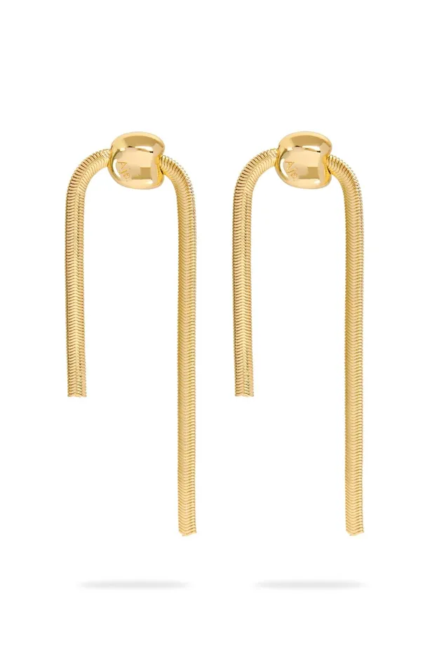 Aje Etta Drop Earrings Gold Women Jewellery