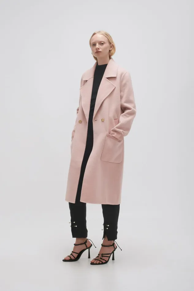 Aje Kingston Coat Blush Pink Women Blazers Jackets and Coats