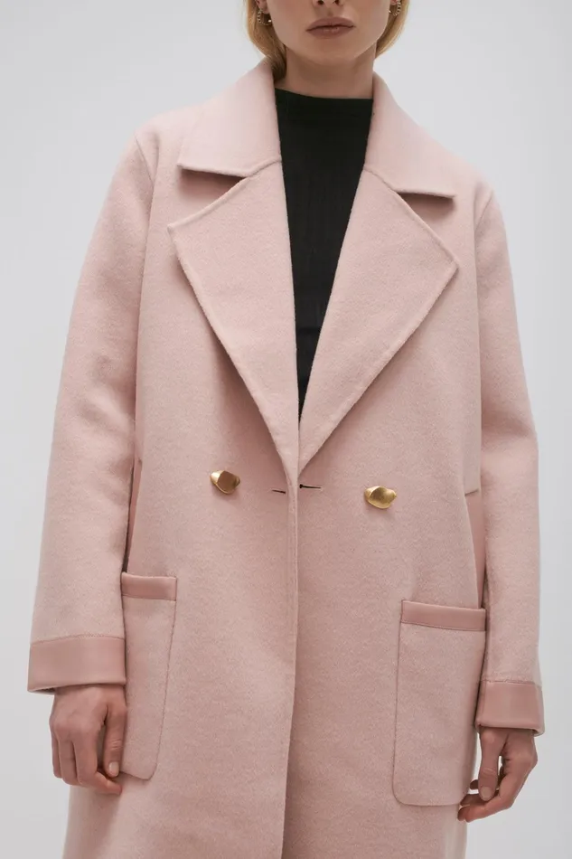 Aje Kingston Coat Blush Pink Women Blazers Jackets and Coats