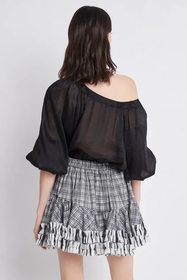 Aje Le Corsaire Blouse Blackgold Women Tops
