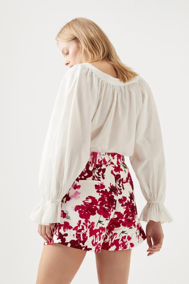 Aje Le Corsaire Blouse White Women Tops