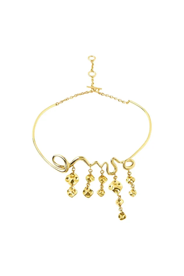Aje Mora Twist Mobile Necklace Gold Women Jewellery