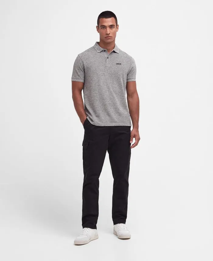 Albert Polo Shirt Grey Mix Men Barbour Polo Shirts