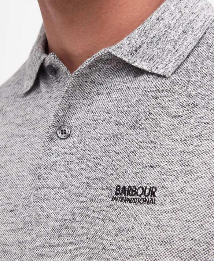 Albert Polo Shirt Grey Mix Men Barbour Polo Shirts