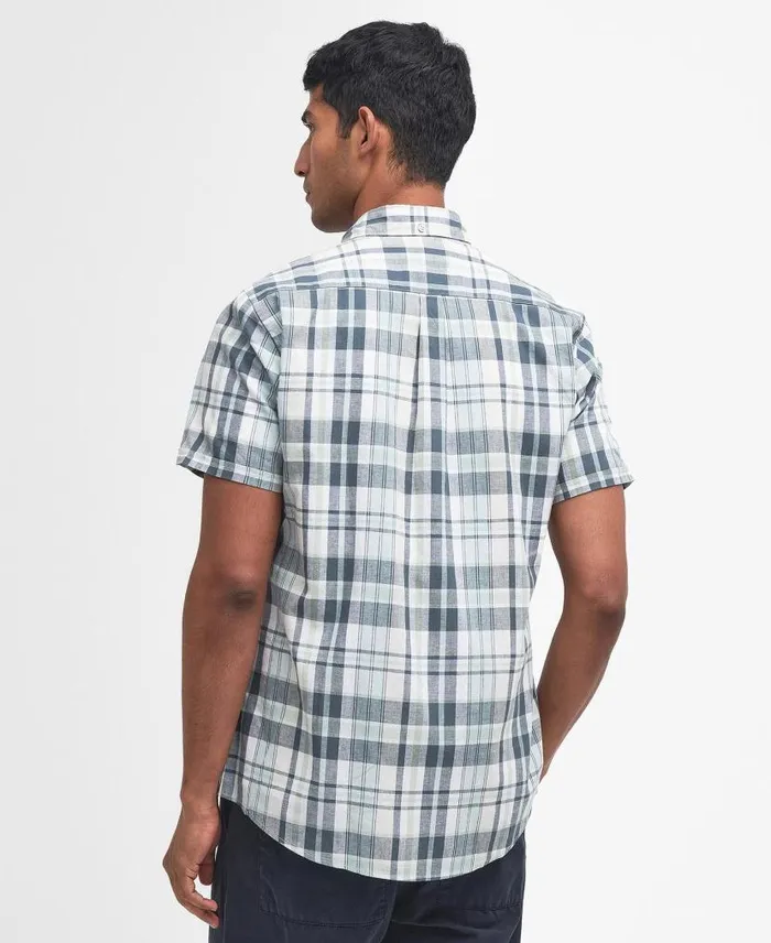 Alford Tailored ShortSleeved Shirt Classic White Men Barbour Shirts