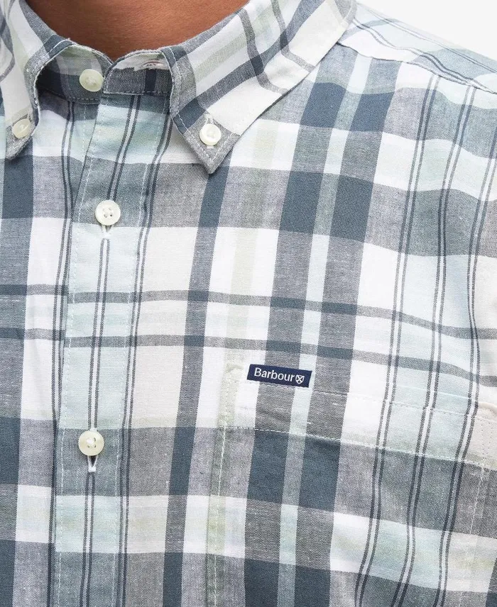 Alford Tailored ShortSleeved Shirt Classic White Men Barbour Shirts