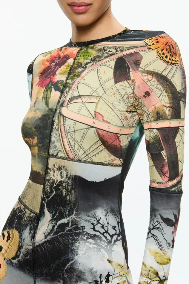Alice Olivia Delora Mini Dress Eco Fusion Women Dresses