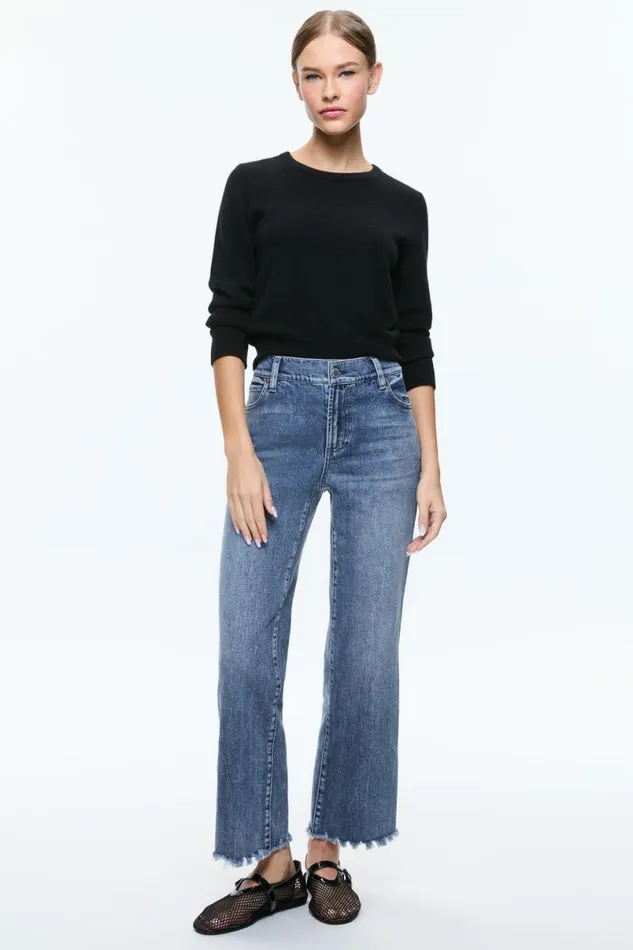 Alice Olivia Ember Jean Brooklyn Blue Women Pants