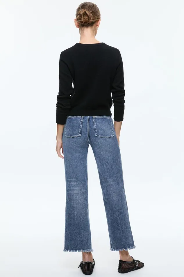 Alice Olivia Ember Jean Brooklyn Blue Women Pants
