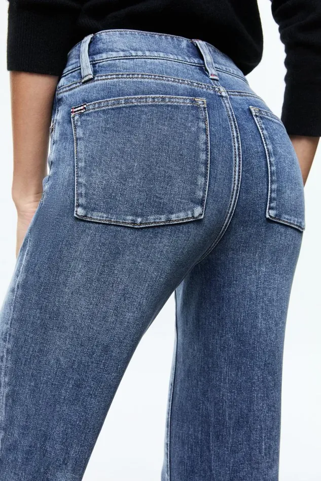 Alice Olivia Ember Jean Brooklyn Blue Women Pants