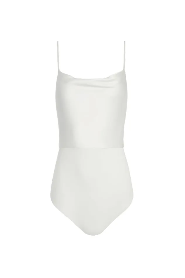 Alice Olivia Harmon Bodysuit Off White Women Tops