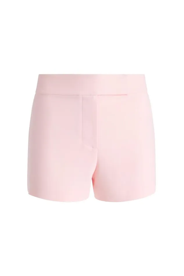 Alice Olivia Mara Crossover Waistband Clean Short Pink Lace Women Shorts