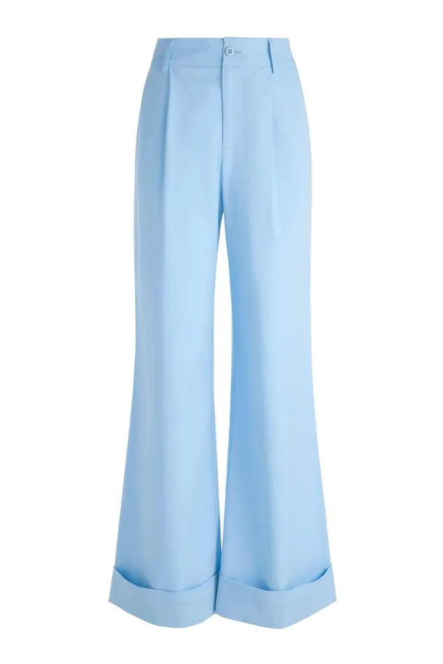 Alice Olivia Tomasa Pant Mineral Blue Women Pants