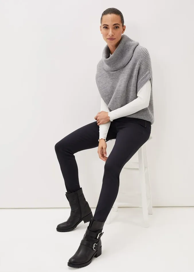 Amina Skinny Jeggings Charcoal Women Phase Eight Trousers