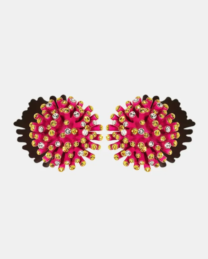 Anemone Earrings Pink Women Aquazzura Jewelry Anemone Earrings Pink Women Aquazzura Jewelry
