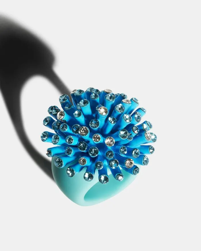 Anemone Ring Blue Women Aquazzura Jewelry