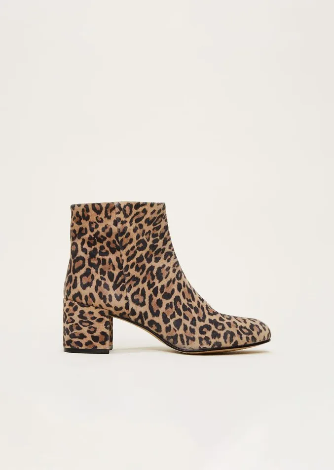 Animal Print Ankle Boot Multicoloured Women Phase Eight Heels