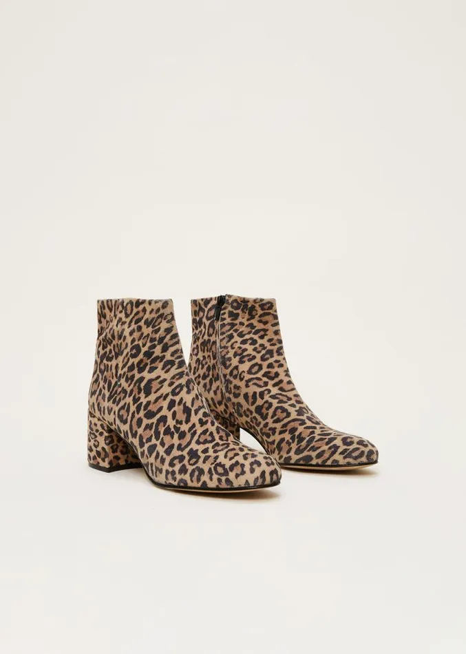 Animal Print Ankle Boot Multicoloured Women Phase Eight Heels