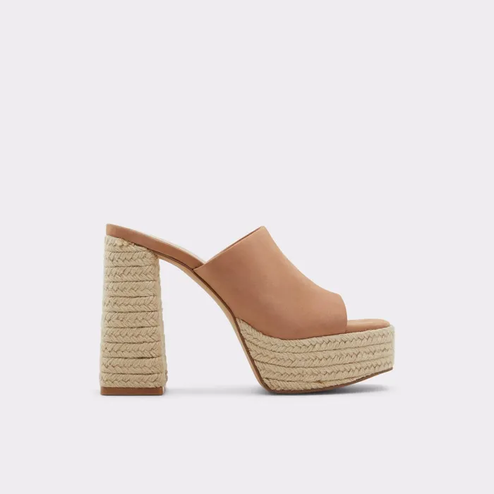 Arnensee Light Brown Women ALDO Mule Shoes