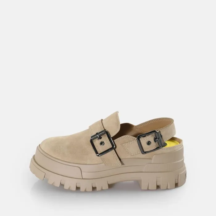 Aspha Clog Snd Bs Beige Buffalo LaceUps and Loafer