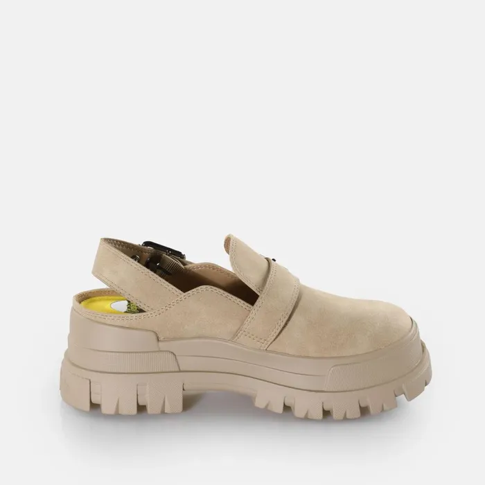 Aspha Clog Snd Bs Beige Buffalo LaceUps and Loafer Aspha Clog Snd Bs Beige Buffalo LaceUps and Loafer