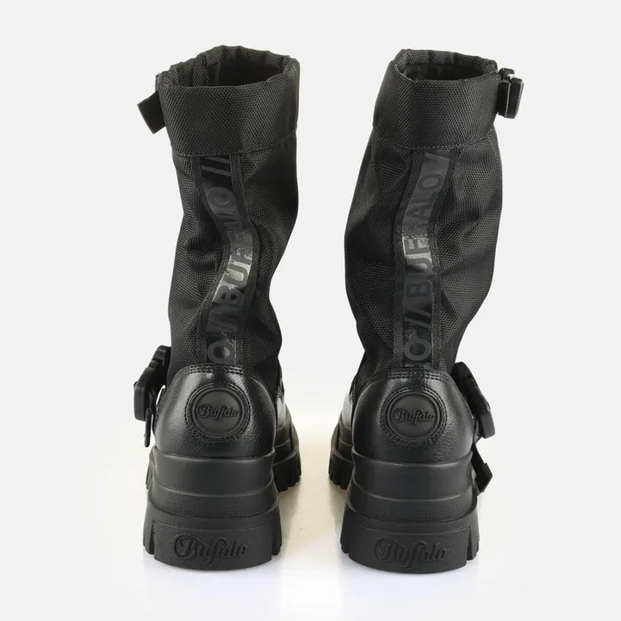 Aspha Com On Black Buffalo Boots and AnkleBoots Aspha Com On Black Buffalo Boots and AnkleBoots
