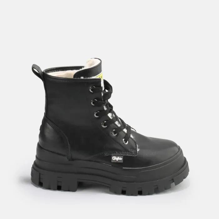 Aspha Rld Black Buffalo Boots and AnkleBoots