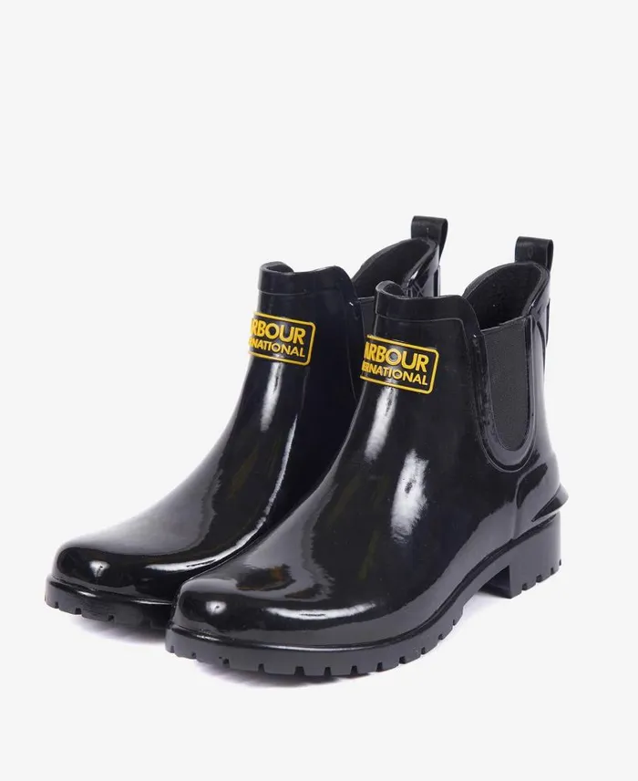 Assen Chelsea Wellingtons Black Women Barbour Wellingtons
