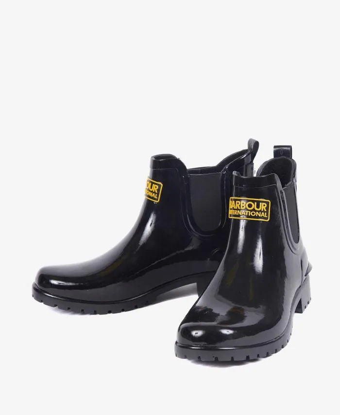 Assen Chelsea Wellingtons Black Women Barbour Wellingtons
