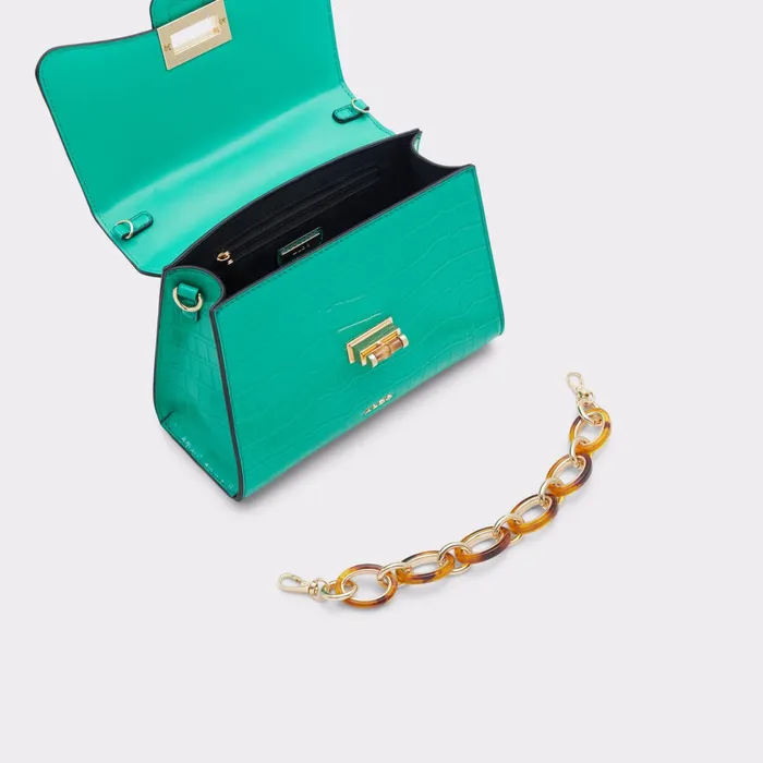 Aubray Dark Green Women ALDO Top Handle Bags