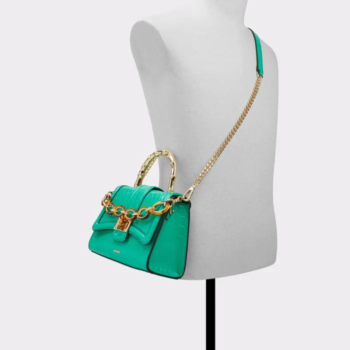Aubray Dark Green Women ALDO Top Handle Bags