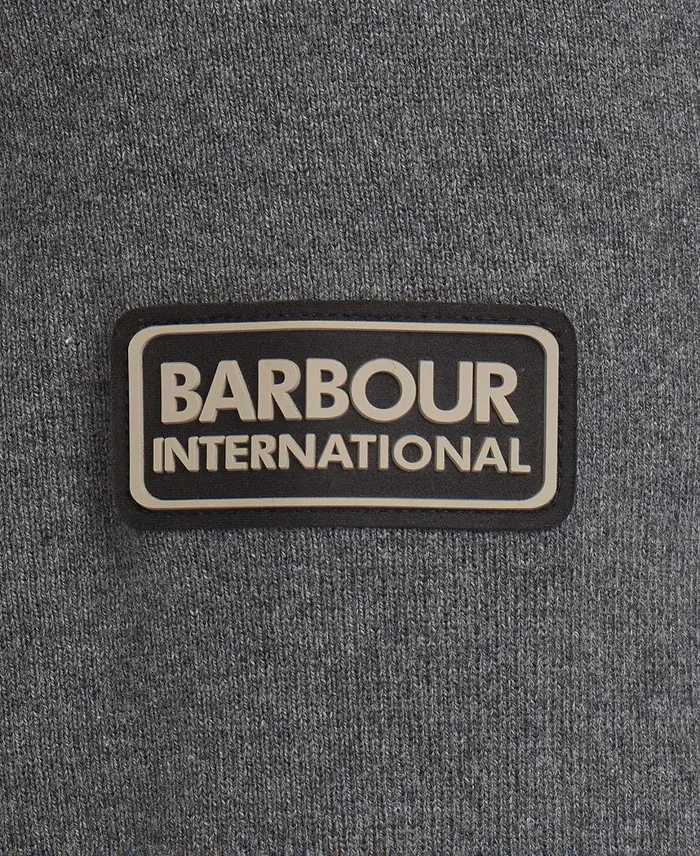 Baffle Quilted Sweatshirt Storm Marl Men Barbour Cardigans