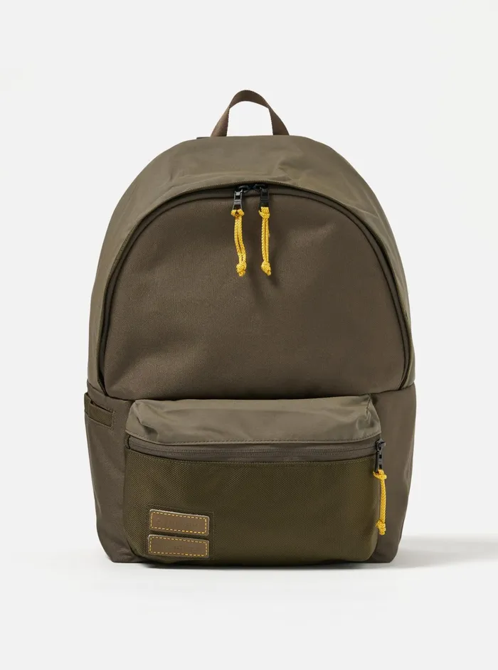 Bags Men Universal Works MasterPiece X Universal Works Backpack In Olive Recycled Tech Canvas Bags Men Universal Works MasterPiece X Universal Works Backpack In Olive Recycled Tech Canvas