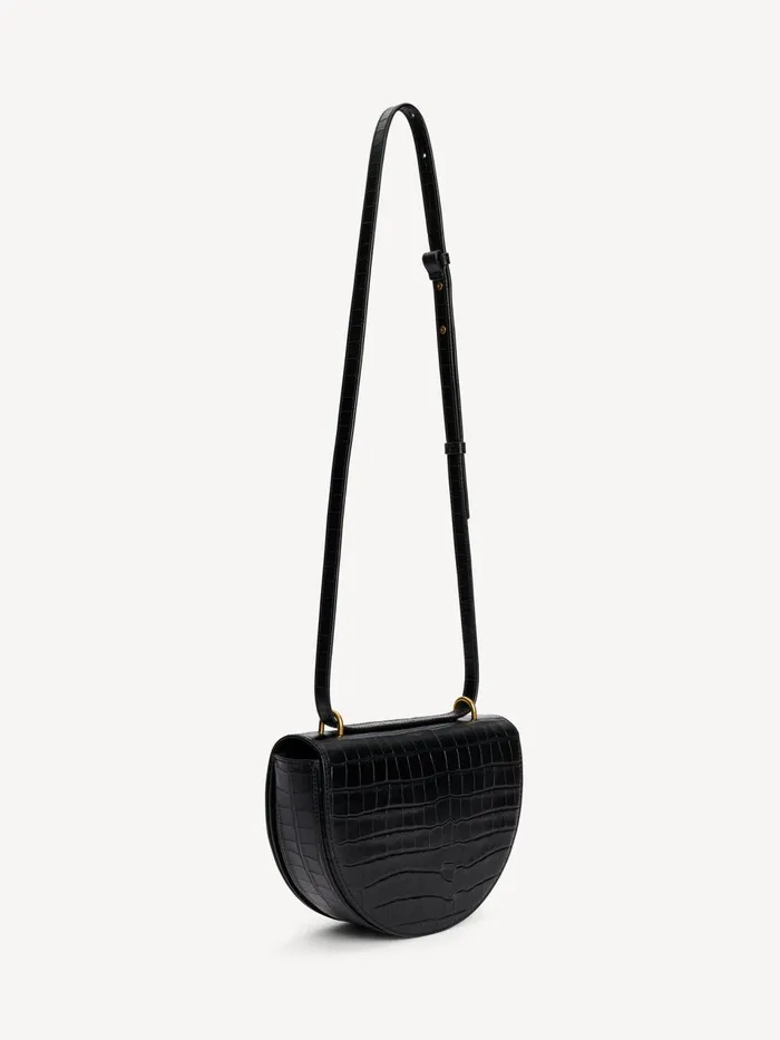 Bags Women By Malene Birger Cebella Leather Shoulder Bag Black