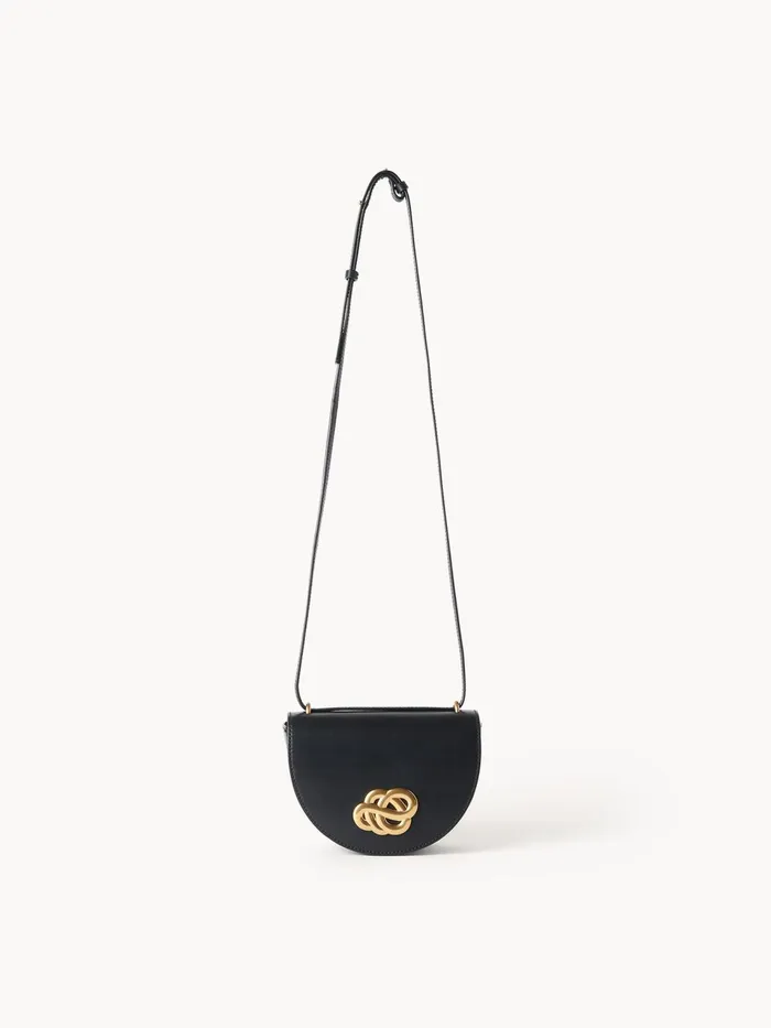 Bags Women By Malene Birger Cebelle Leather Shoulder Bag Black