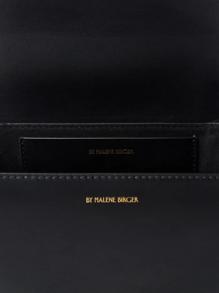 Bags Women By Malene Birger Cebelle Leather Shoulder Bag Black