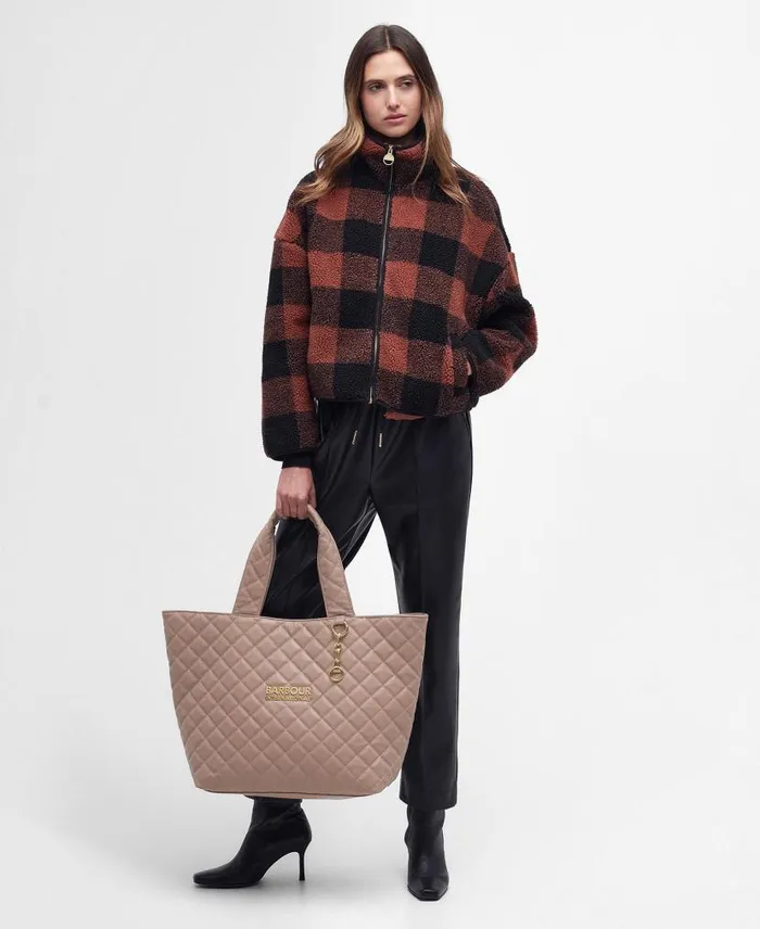 Battersea Tote Bag Classic Black Women Barbour Bags and Luggage