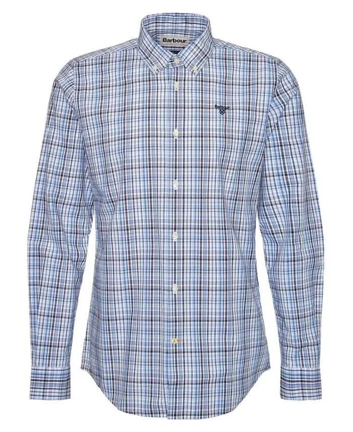 Baxley Tailored Shirt Classic Red Men Barbour Shirts
