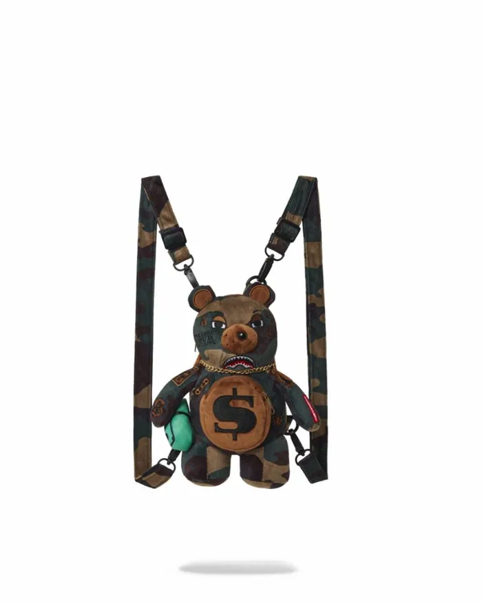 BEARCUB BACKPACK 8211 CAMOCHECK MONEYBEAR Bags SPRAYGROUND