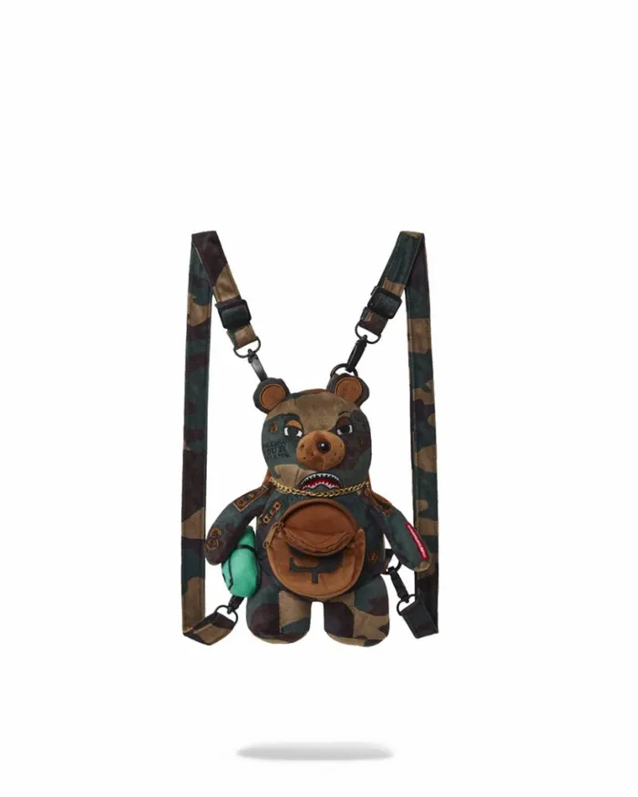 BEARCUB BACKPACK 8211 CAMOCHECK MONEYBEAR Bags SPRAYGROUND