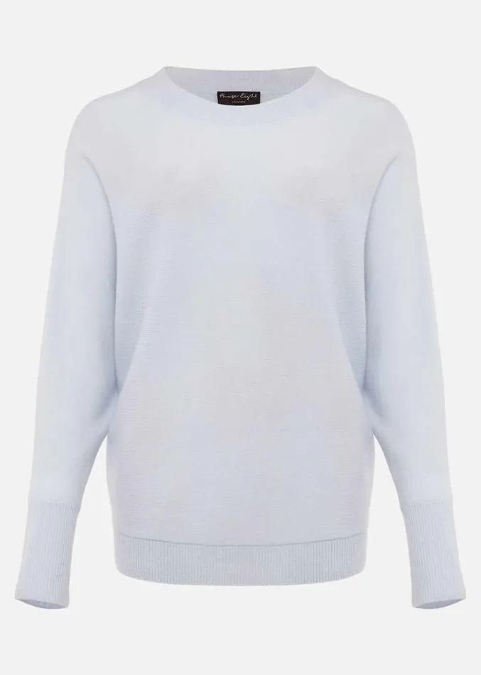 Beatrice Cashmere Jumper Soft Blue Women Phase Eight Knitwear