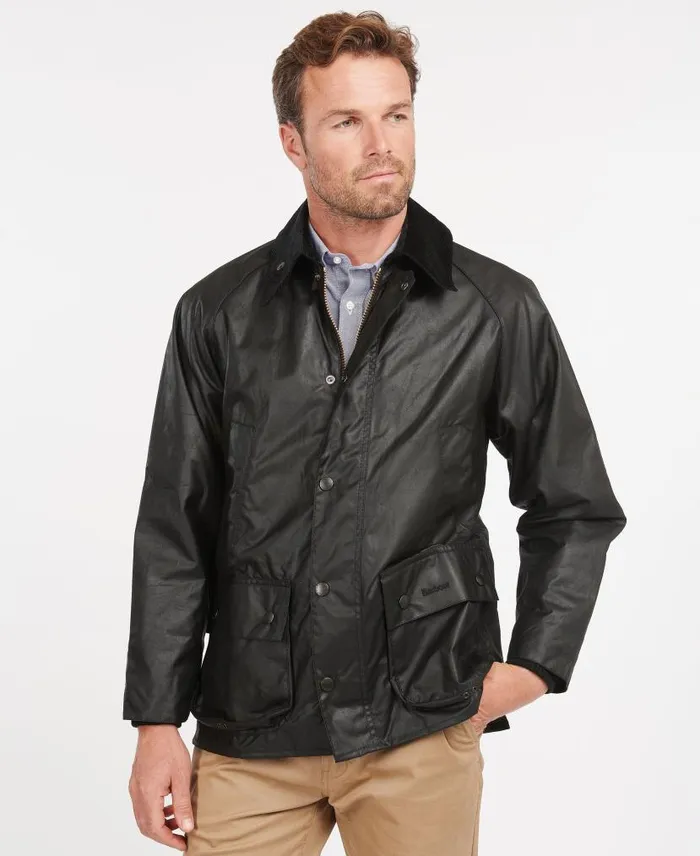 Bedaleu00ae Waxed Jacket Classic Navy Men Barbour Waxed Jackets