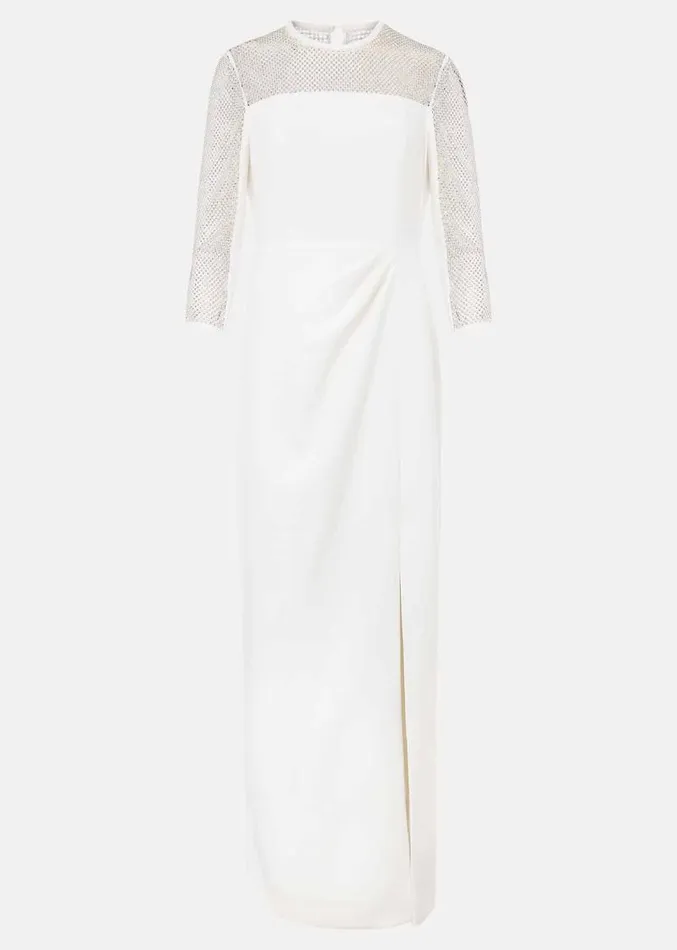 Belle Embellished Maxi Dress Ivory Women Phase Eight Dresses