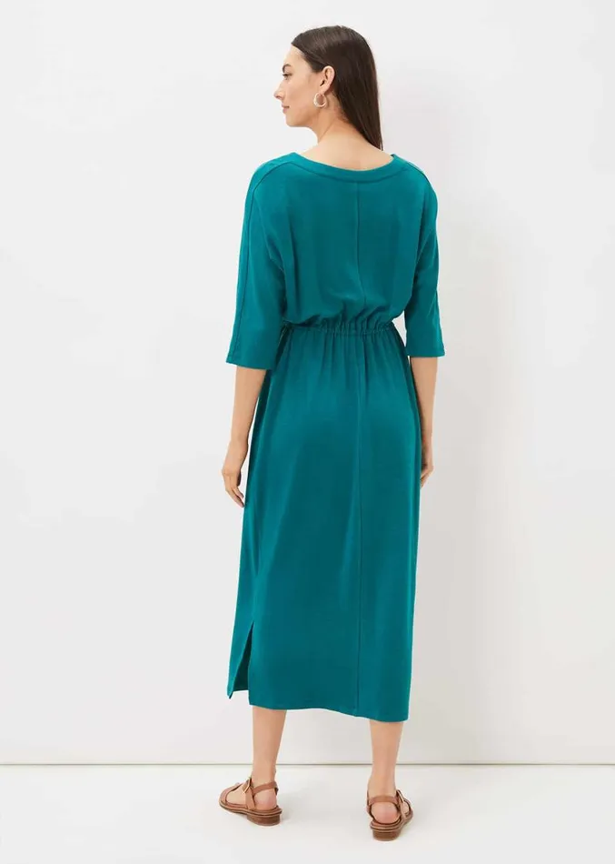 Belle Tie Waist Dress Peacock Women Phase Eight Dresses