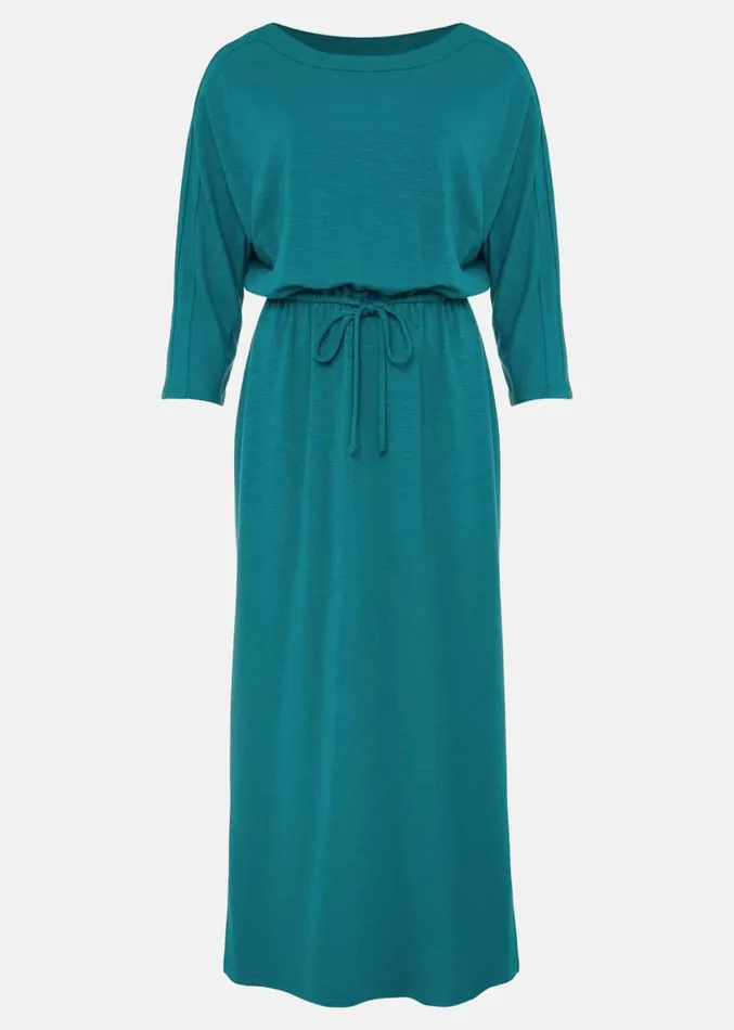 Belle Tie Waist Dress Peacock Women Phase Eight Dresses